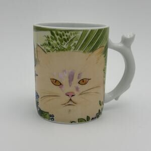 1985 Minou-ettes Fine Porcelain Collectors Kitty Cat Mug by C. Pradalie Portugal